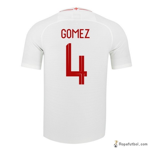 Camiseta Inglaterra Replica Primera Ropa Gomez 2018 Blanco